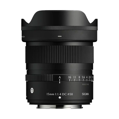 Sigma 15mm f/1.4 DC Contemporary Lens for Fujifilm X
