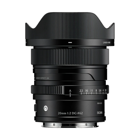 Sigma 20mm f/2 DG Contemporary Lens (L-Mount, Black)