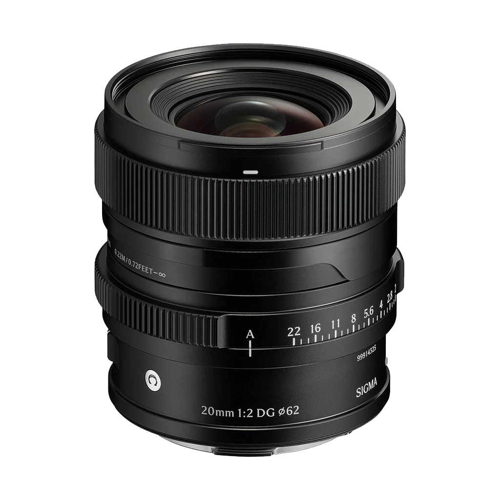 Sigma 20mm f/2 DG Contemporary Lens (L-Mount, Black)