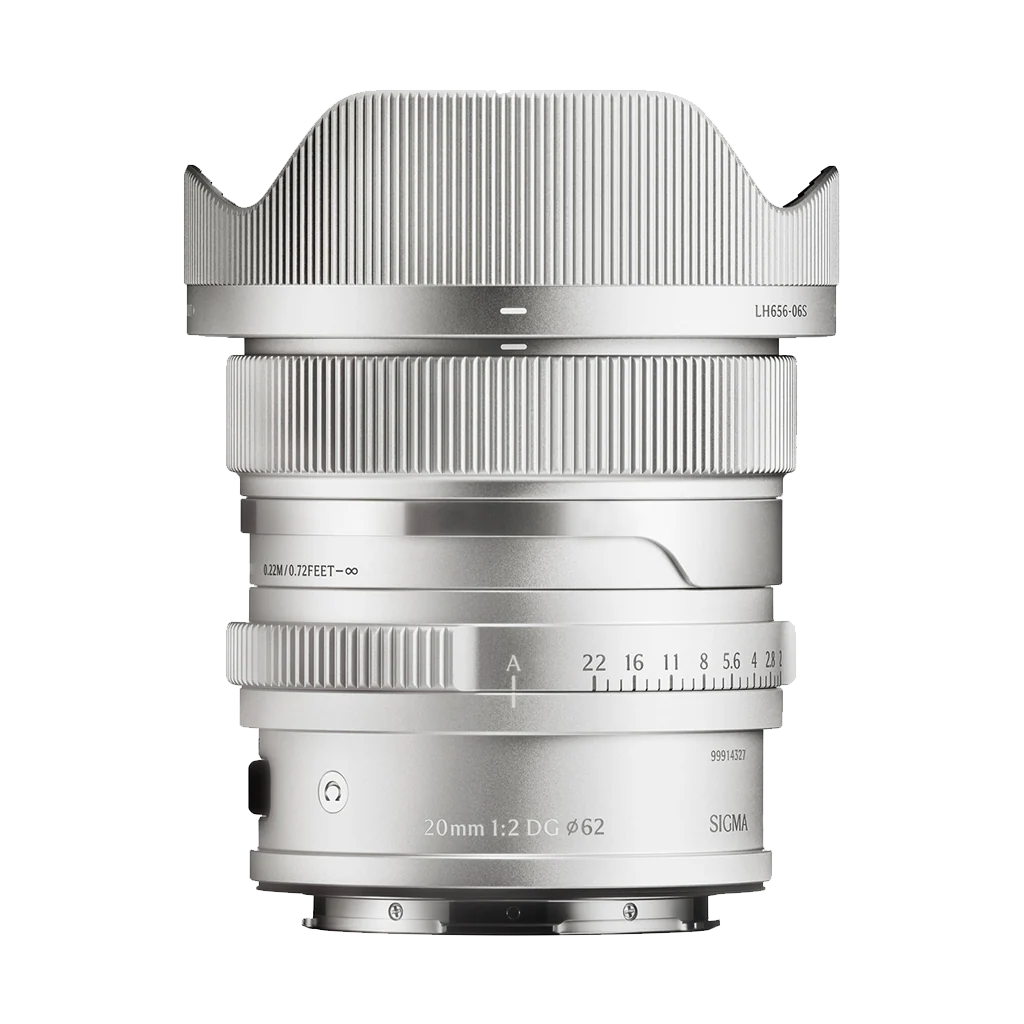 Sigma 20mm f/2 DG Contemporary Lens (L-Mount, Silver)