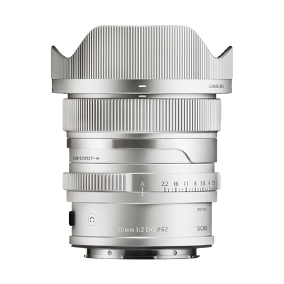 Sigma 20mm f/2 DG Contemporary Lens (L-Mount, Silver)