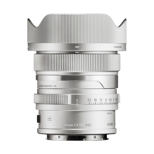 Sigma 24mm f/2 DG Contemporary Lens (L-Mount, Silver)