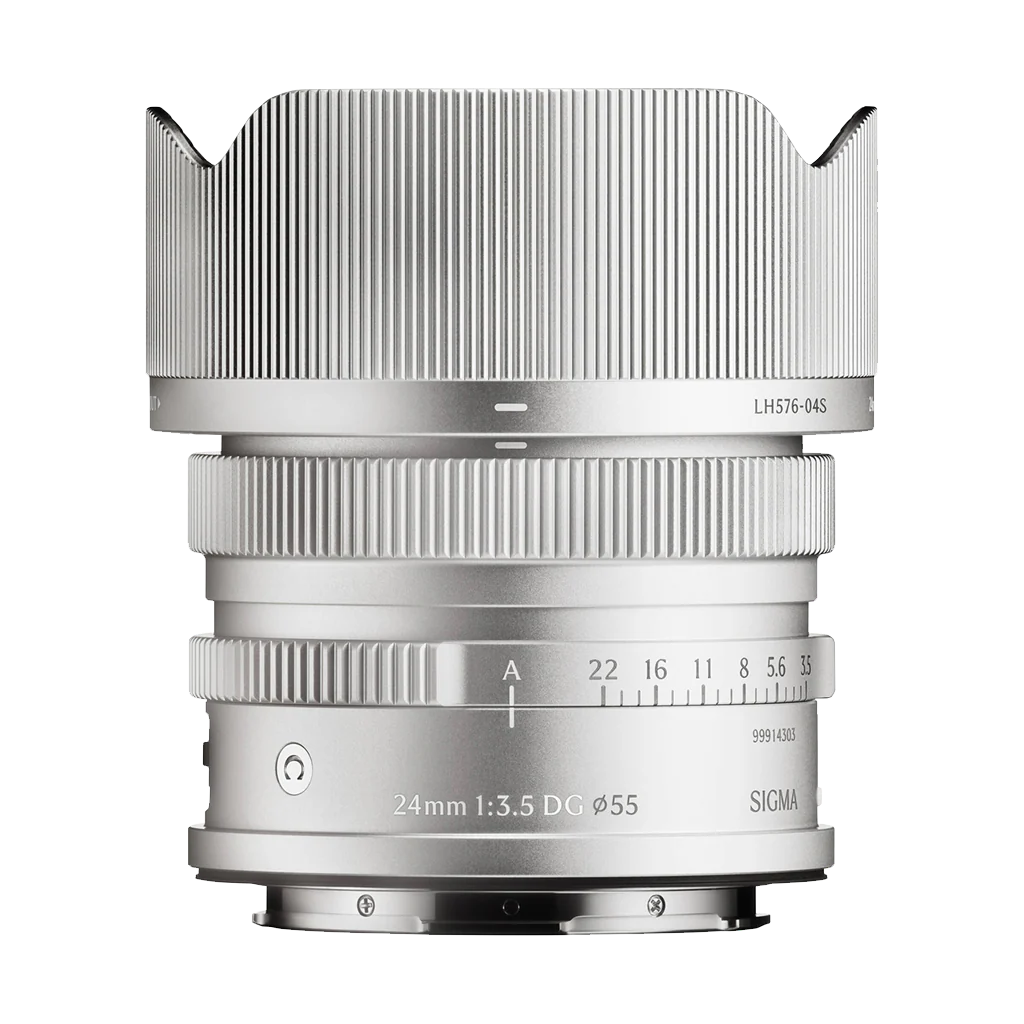 Sigma 24mm f/3.5 DG Contemporary Lens (L-Mount, Silver)