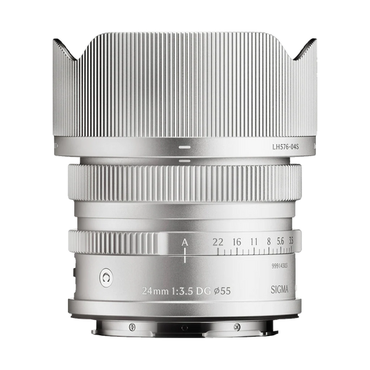 Sigma 24mm f/3.5 DG Contemporary Lens (L-Mount, Silver)
