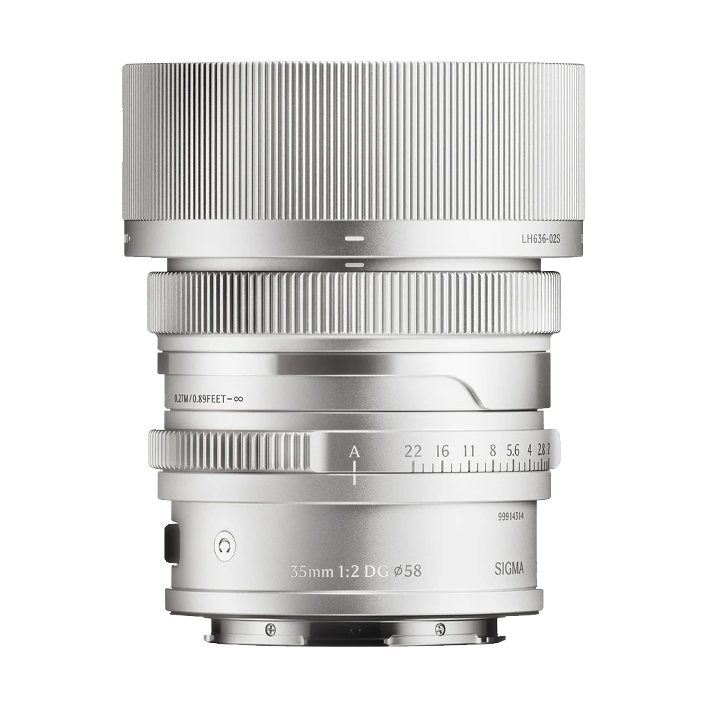 Sigma 35mm f/2 DG Contemporary Lens (L-Mount, Silver)