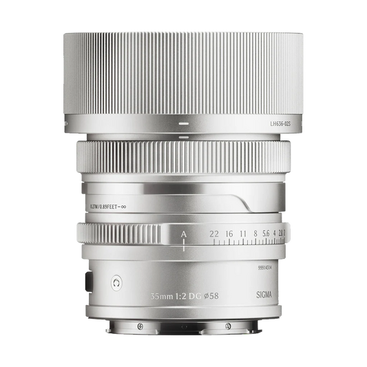 Sigma 35mm f/2 DG Contemporary Lens (L-Mount, Silver)