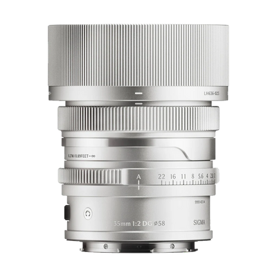 Sigma 35mm f/2 DG Contemporary Lens (L-Mount, Silver)