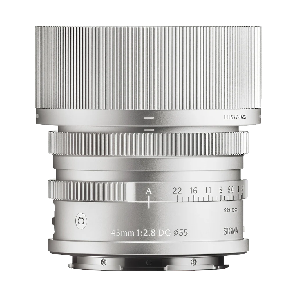 Sigma 45mm f/2.8 DG Contemporary Lens (L-Mount, Silver)