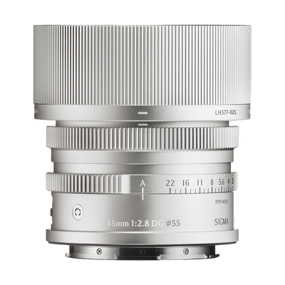 Sigma 45mm f/2.8 DG Contemporary Lens (L-Mount, Silver)