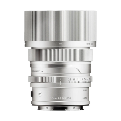Sigma 50mm f/2 DG Contemporary Lens (L-Mount, Silver)