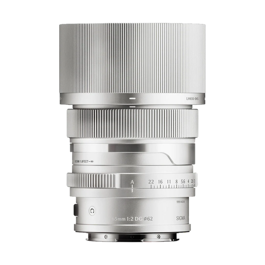 Sigma 65mm f/2 DG Contemporary Lens (L-Mount, Silver)
