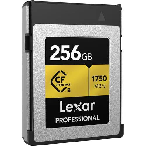 Lexar 256GB Professional CFexpress Type-B Memory Card Gold Series - Lexar - VisionSounds South Africa