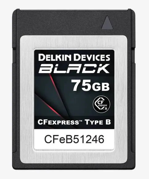 Delkin Devices 75GB BLACK CFexpress Type B Memory Card - Delkin - VisionSounds South Africa