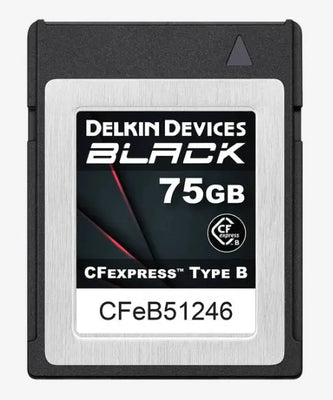 Delkin Devices 75GB BLACK CFexpress Type B Memory Card - Delkin - VisionSounds South Africa
