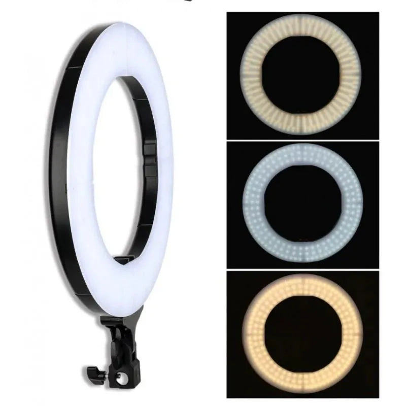 Zomei LED ring Light 14inch + Light stand + AC adapter + Phone adapter + Camera adapter + Carry Bag - Image 2