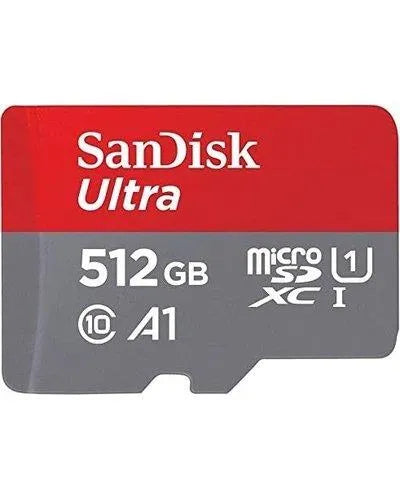 SanDisk  512GB Ultra UHS-I microSDHC Memory Card (150MB/s Read, 10MB/s Write) - SanDisk - VisionSounds South Africa