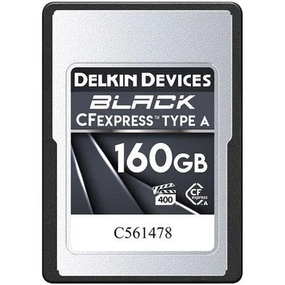 Delkin Devices Black 160GB CFexpress Type A Cards (880 MB/s Read, 790 MB/s Write) - Delkin - VisionSounds South Africa