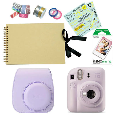 Fujifilm Instax Mini 12 Instant Film Camera DIY Combo (Lilac Purple) - Fujifilm - VisionSounds South Africa