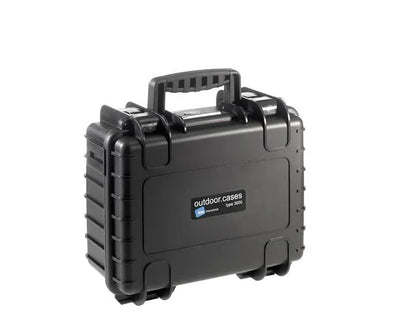 B&W Outdoor Case Type 3000 With Dividers (Black) - B&W - VisionSounds South Africa