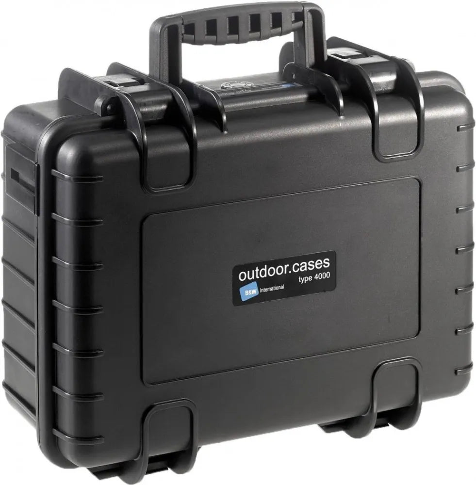 B&W Outdoor Case Type 4000 With Foam (Black) - B&W - VisionSounds South Africa