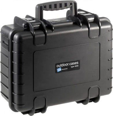 B&W Outdoor Case Type 4000 With Foam (Black) - B&W - VisionSounds South Africa