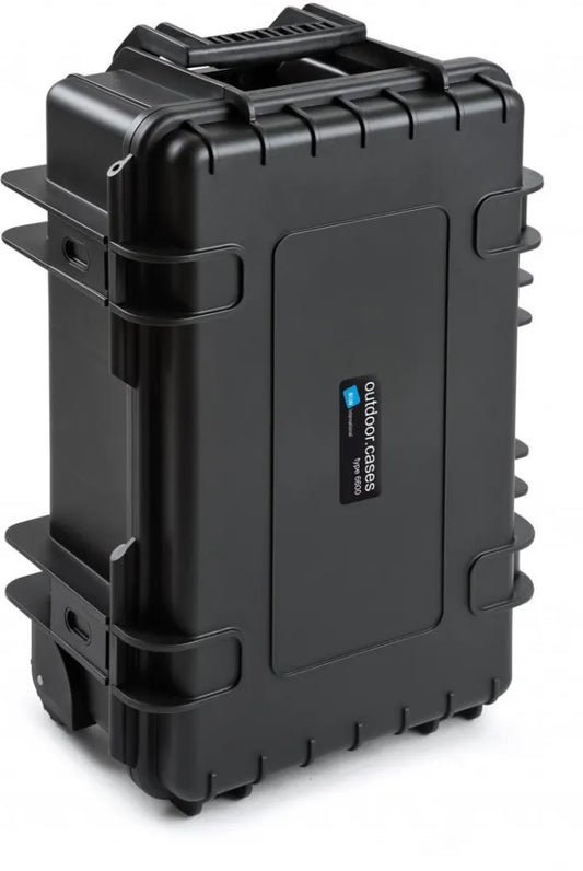 B&W Outdoor Case Type 6600 With Dividers (Black) - B&W - VisionSounds South Africa