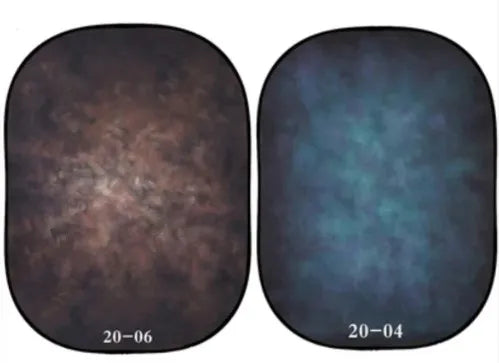 Double Sided Collapsible Backdrop (Various Colours - 105x200cm) V0612 - Double - VisionSounds South Africa