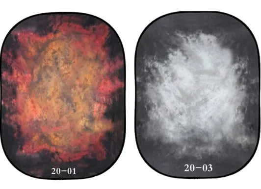 Double Sided Collapsible Backdrop (Various Colours - 105x200cm) V0103 - Double - VisionSounds South Africa