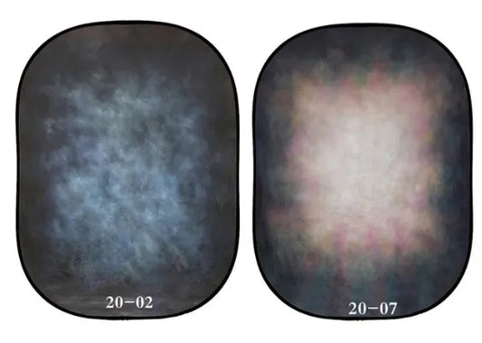 Double Sided Collapsible Backdrop (Various Colours - 105x200cm) V0207 - Double - VisionSounds South Africa