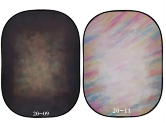 Double Sided Collapsible Backdrop (Various Colours - 105x200cm) V0911 - Double - VisionSounds South Africa