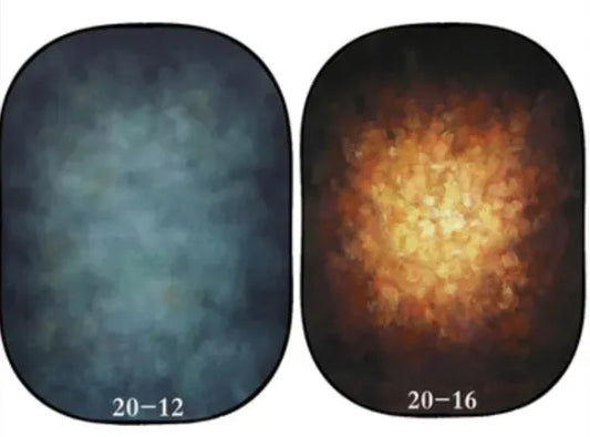 Double Sided Collapsible Backdrop (Various Colours - 105x200cm) V1216 - Double - VisionSounds South Africa