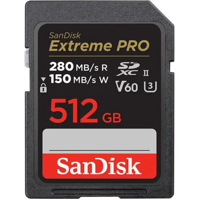 SanDisk 512GB Extreme PRO UHS-II SDXC Memory Card - SanDisk - VisionSounds South Africa