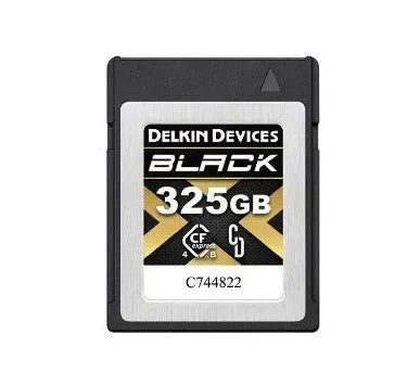 Delkin Devices Black 325GB CFexpress Type B 4.0 Card (3530 MB/s Read, 3250 MB/s Write) - Delkin - VisionSounds South Africa