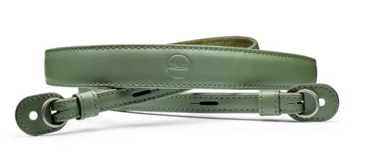 Leica Leather Carrying Strap (Olive Green) - Leica - VisionSounds South Africa