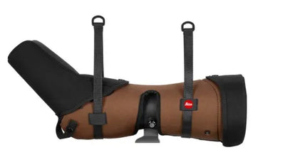 Leica Ever-Ready Stay-On Case for the APO-Televid 82 With Spotting Scope (Angled, Brown) - Leica - VisionSounds South Africa