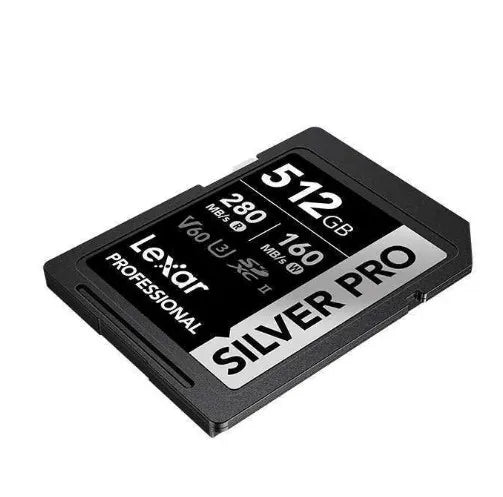 Lexar 512GB SDXC Silver PRO UHS I Memory Card - Lexar - VisionSounds South Africa