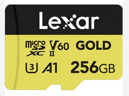 Lexar 256GB MicroSD Gold UHS-II Memory Card - Lexar - VisionSounds South Africa