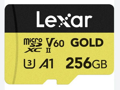 Lexar 256GB MicroSD Gold UHS-II Memory Card - Lexar - VisionSounds South Africa