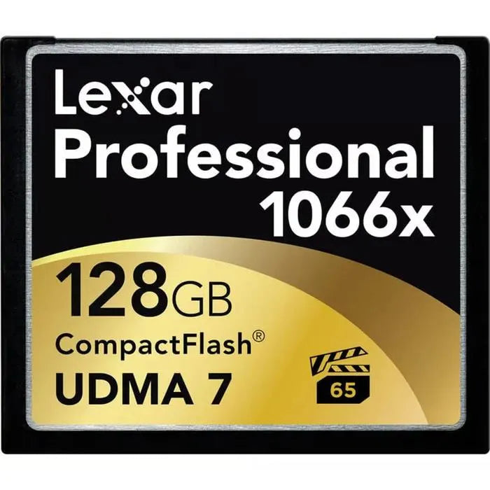 Lexar 128GB Professional 1066x 160MB/s CompactFlash Memory Card - Lexar - VisionSounds South Africa