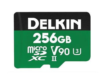 Delkin 256GB POWER UHS-II (V90) microSD Memory Card - Delkin - VisionSounds South Africa