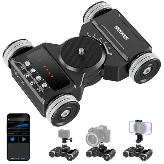 Neewer DL300 Upgraded Motorized Camera Dolly Kit - Neewer - VisionSounds South Africa