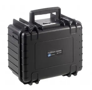 B&W Outdoor Case Type 2000 With Foam (Black) - B&W - VisionSounds South Africa