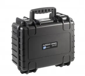 B&W Outdoor Case Type 3000 With Foam (Black) - B&W - VisionSounds South Africa