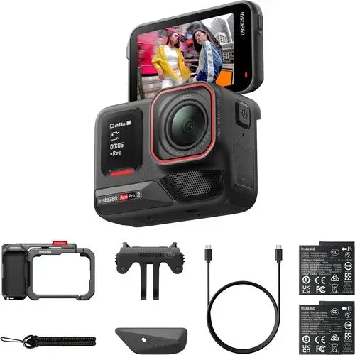Insta360 - Ace Pro 2 Action Camera Dual Battery Xplorer Bundle - Dark Grey - Insta360 - VisionSounds South Africa