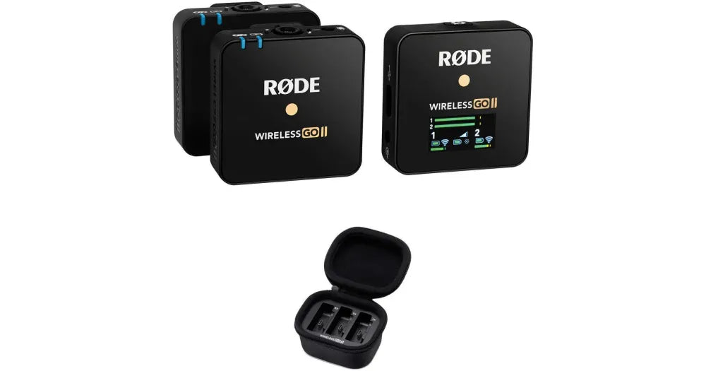 RODE Wireless GO II 2-Person Wireless Microphone System + Charging Case (Used) - Rode - VisionSounds South Africa