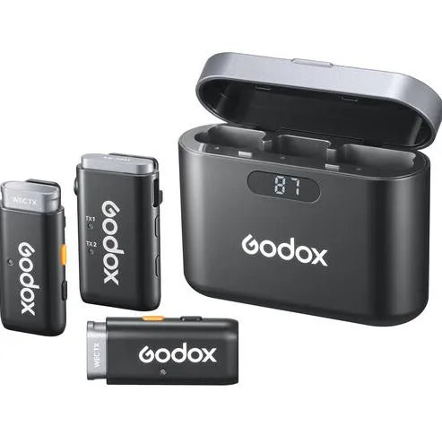 Godox WEC 2-Person Wireless Microphone System for Cameras and Mobile Devices (2.4 GHz) - Godox - VisionSounds South Africa