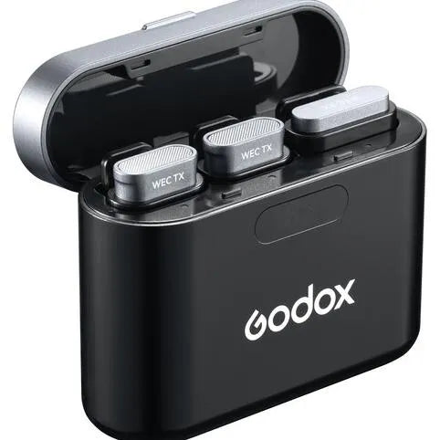 Godox WEC 2-Person Wireless Microphone System for Cameras and Mobile Devices (2.4 GHz) - Image 2
