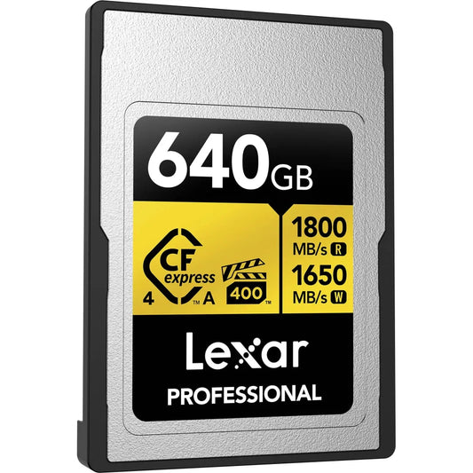 Lexar CF Express 4.0 640 G Type A Gold Series - Lexar - VisionSounds South Africa