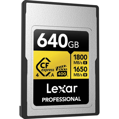 Lexar CF Express 4.0 640 G Type A Gold Series - Lexar - VisionSounds South Africa