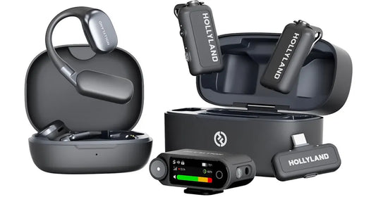 Hollyland LARK MAX 2 Ultimate Combo 2-Person Wireless Microphone System for Cameras and Mobile Devices (Space Gray, 2.4 GHz) - Hollyland - VisionSounds South Africa